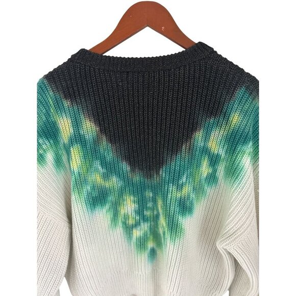 A.L.C. Elinor Tie-Dye Sweater Knit Cropped Crewneck Size Large - Picture 8 of 11
